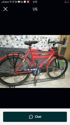 Red coulor bicycle