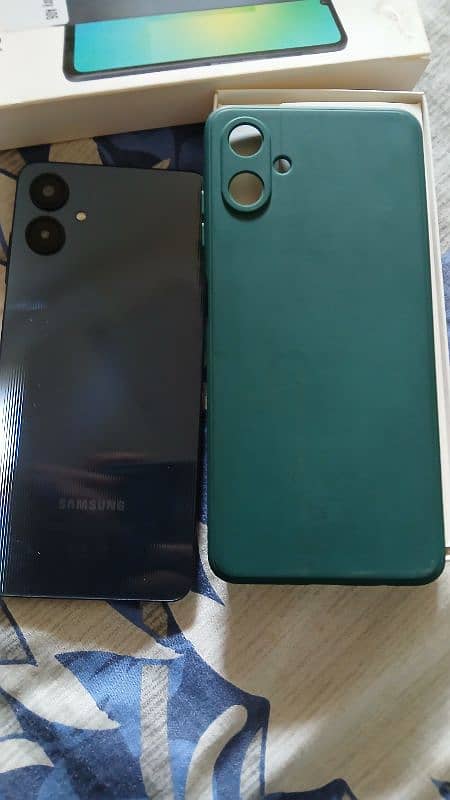 Samsung A06 New Box Open With Protector and Back Cover 8