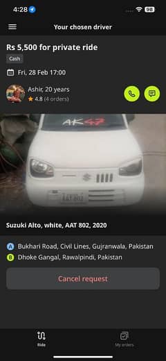 need driver for alto car