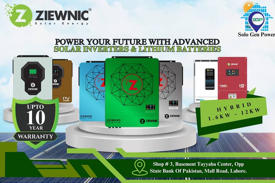 Ziewnic Hybrid Inverters | 1.6kw to 12kw | All Inverters At Low Price 0