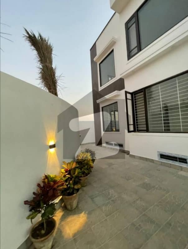 Panoramic view of DHA phase Vlll full luxurious modern design Bungalow 500ysrd 3+3=6BDD+Besment for Sale 1