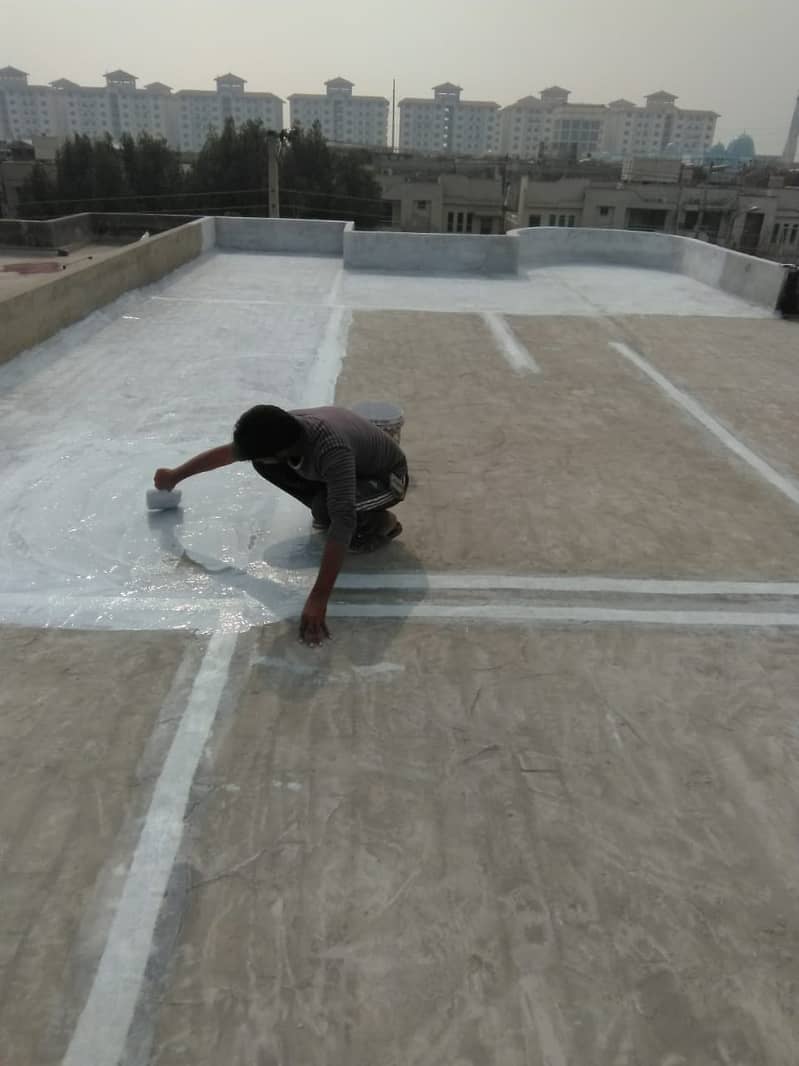 Waterproofing services | Roof Heat proofing | Tank cleaning | leakage 2