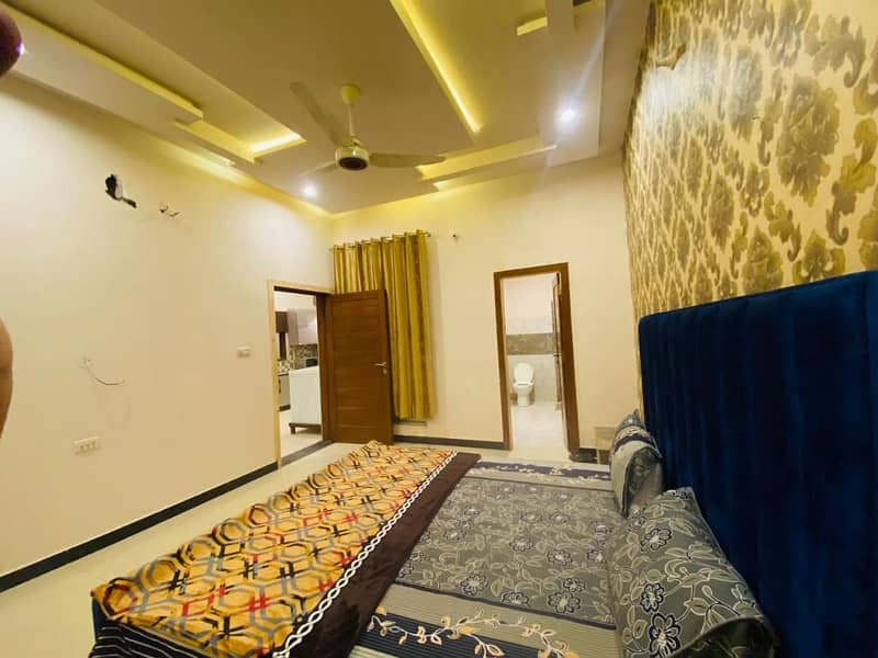 6 Marla Double Storey Fully Furnished Luxury House For Rent Model City 1 Society Area Boundary Wall Canal Road Faisalabad 21