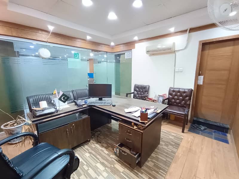 Office For Rent Beautiful Office 4rd Floor Available FOR Rent 1300 Sqft Area Main Susan Road Chenab Market Medina Town Faisalabad Vip Location 14