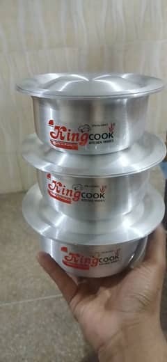 3 piece baby patila set silver brand new condition not in use