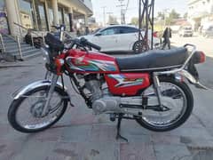 Honda cg 125 model 2023 ISLAMABAD number