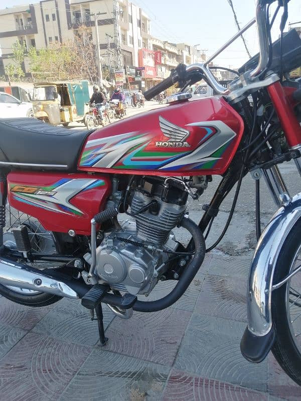 Honda cg 125 model 2023 ISLAMABAD number 4