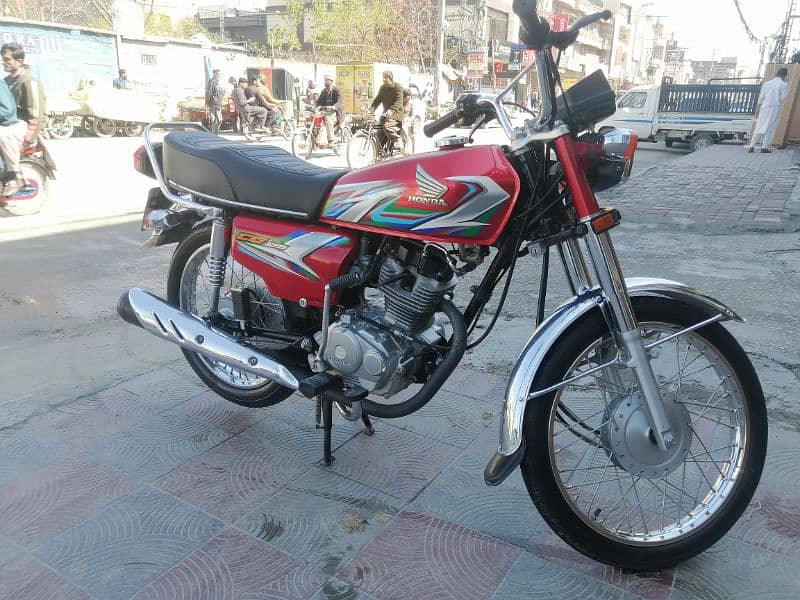 Honda cg 125 model 2023 ISLAMABAD number 5