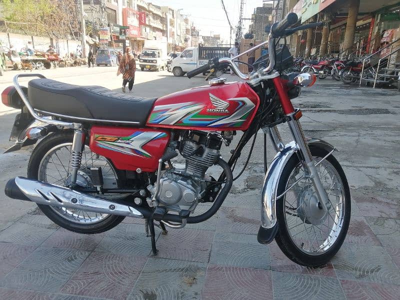 Honda cg 125 model 2023 ISLAMABAD number 6