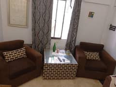 7 seater Sofa set with center Table (mirror cracked)