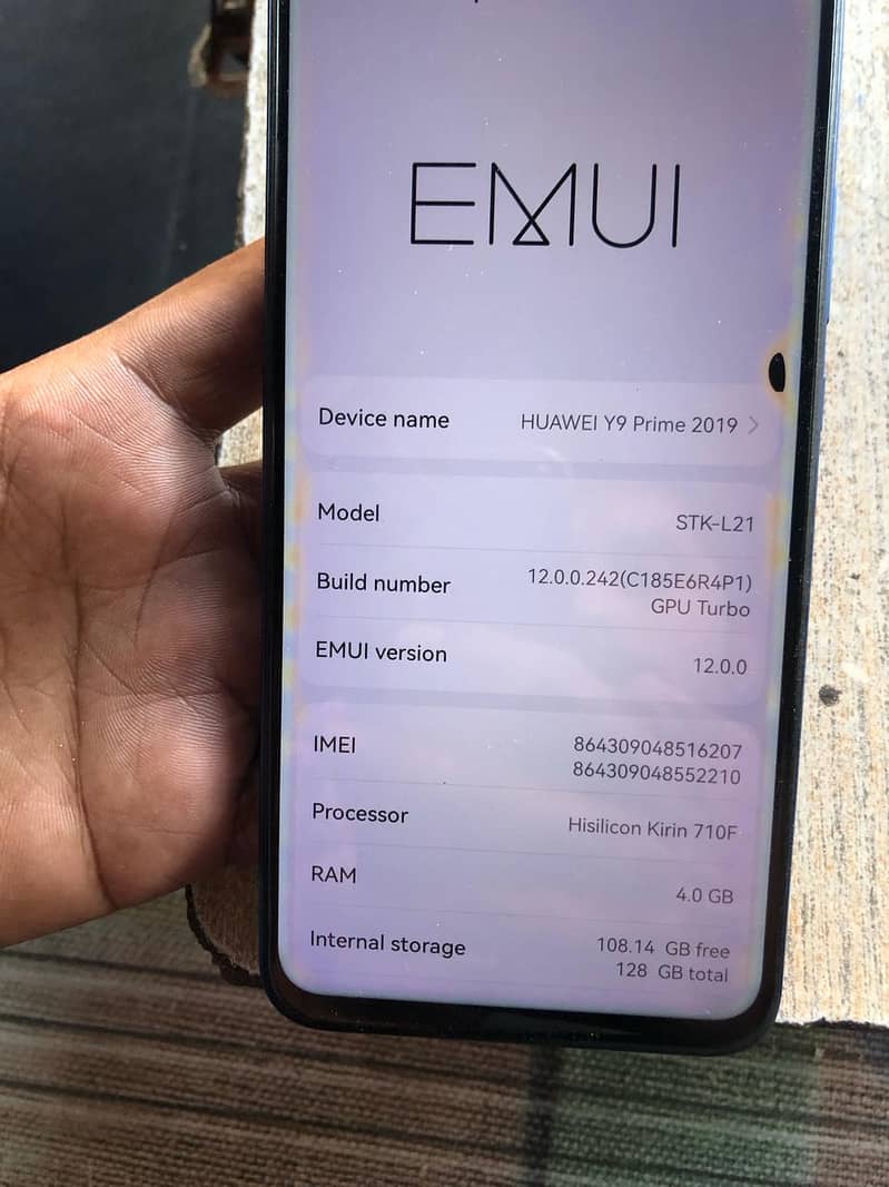 Huawei y9 prime for sell 6