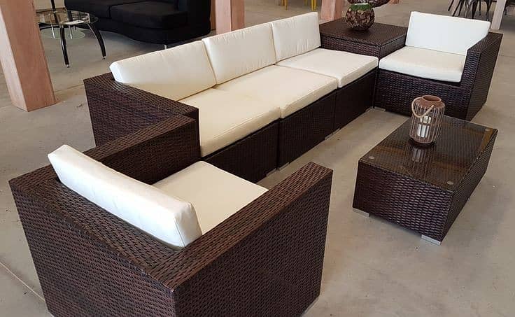 Outdoor Indoor door rattan and UPVC furniture 2