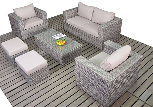 Outdoor Indoor door rattan and UPVC furniture 5