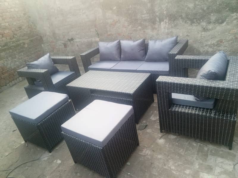 Outdoor Indoor door rattan and UPVC furniture 9