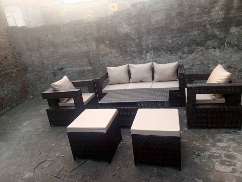 Outdoor Indoor door rattan and UPVC furniture 12