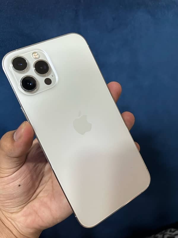 iPhone 12 Pro Max 128GB PTA Approved White Silver 1