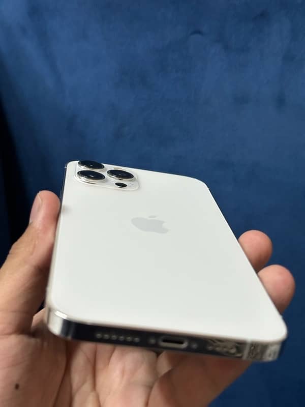 iPhone 12 Pro Max 128GB PTA Approved White Silver 7