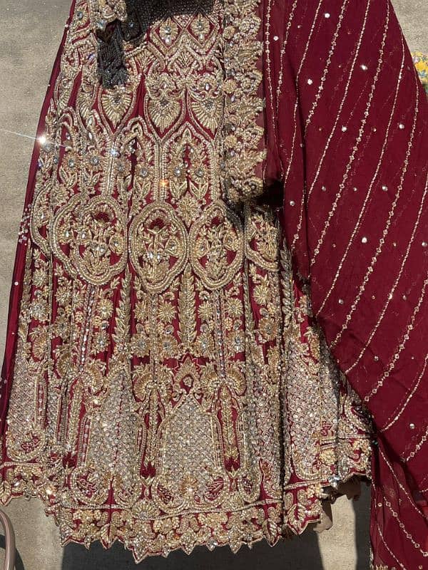 4-Hour Used Bridal Dress – Perfect Condition | Handcrafted Work 3