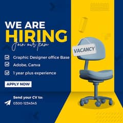 Graphic Designer Required,