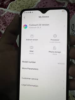 Vivo S1 256gb With Box and charger