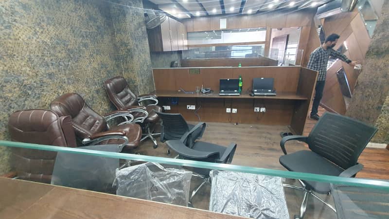 Fully Furnished Office Area 780 Square Feet Office Available For Rent Real Pictures In Gulberg 3 Lahore 0