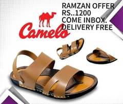 Mens casual santhatic leather sandals