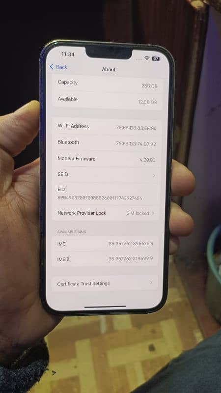 Iphone 13pro max 256gb Jv Non pta complete box 2