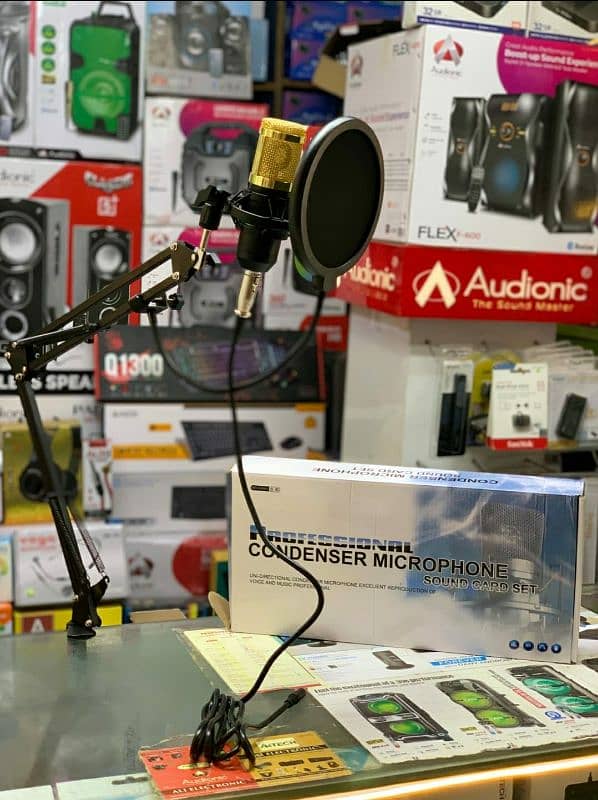 BM-800 Pocast Condenser Mic | SX9 MIC | Media Reporting Mics Available 0