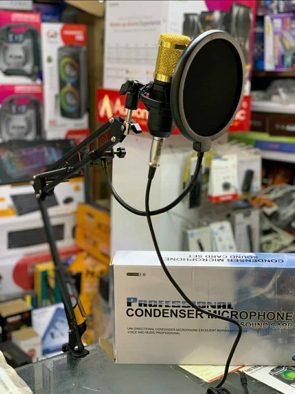 BM-800 Pocast Condenser Mic | SX9 MIC | Media Reporting Mics Available 1