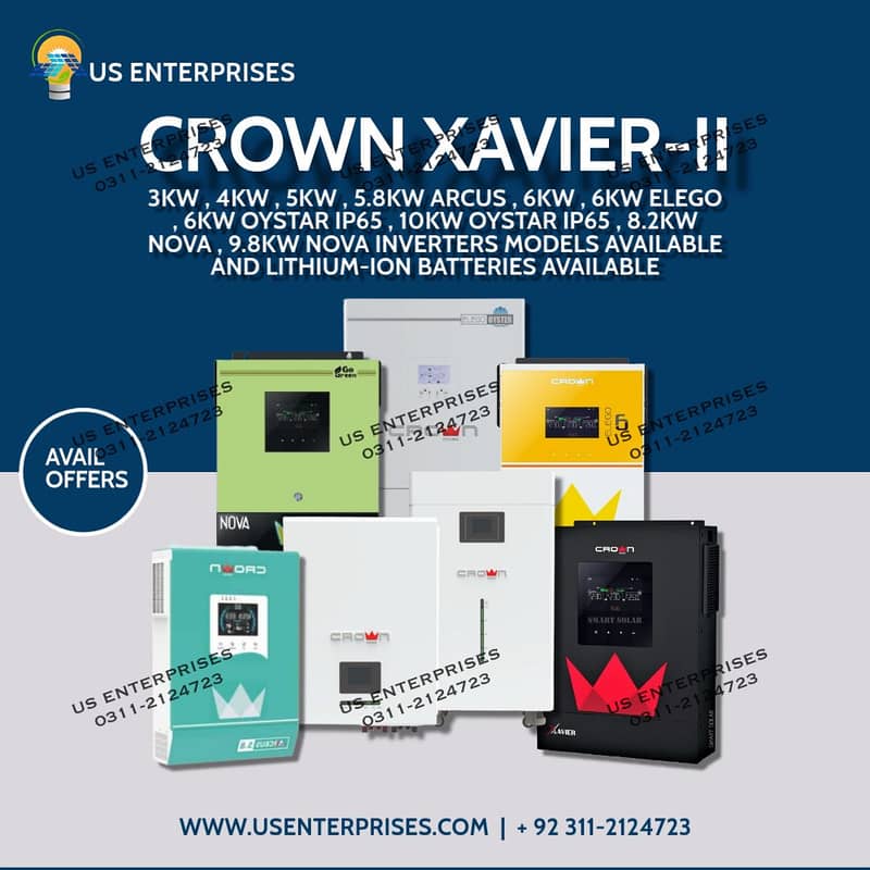 Solar Inverter Crown Xavier Solar Inverter Best Price In Karachi. 0