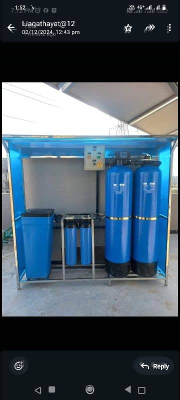 Ro plant. water softner plant. UF plant 2