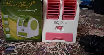 Usb Mini Portable Air Conditioner, Cooling For Office & Home