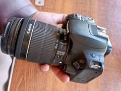 canon 200d dslr with 18-55 is stm lense fresh condition