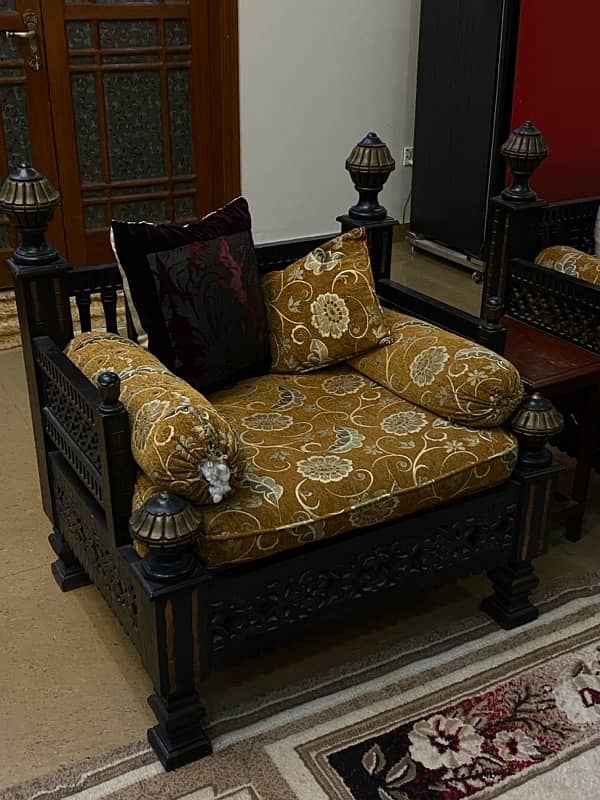 original chiniot wood sofa set 2