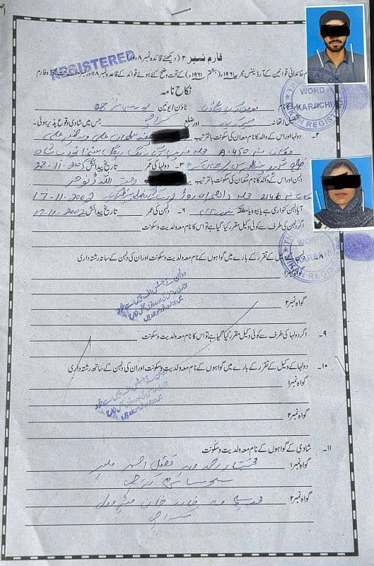 Khulla case/ divorce papers Court Marriage Nikkah/Female Lawyer/Na 15