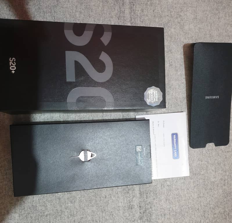 S20 Plus Official Pta Approved. Dual Sim. Cosmic Grey. Full Box. 1