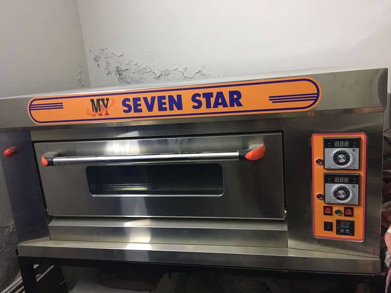 Gas oven for 5