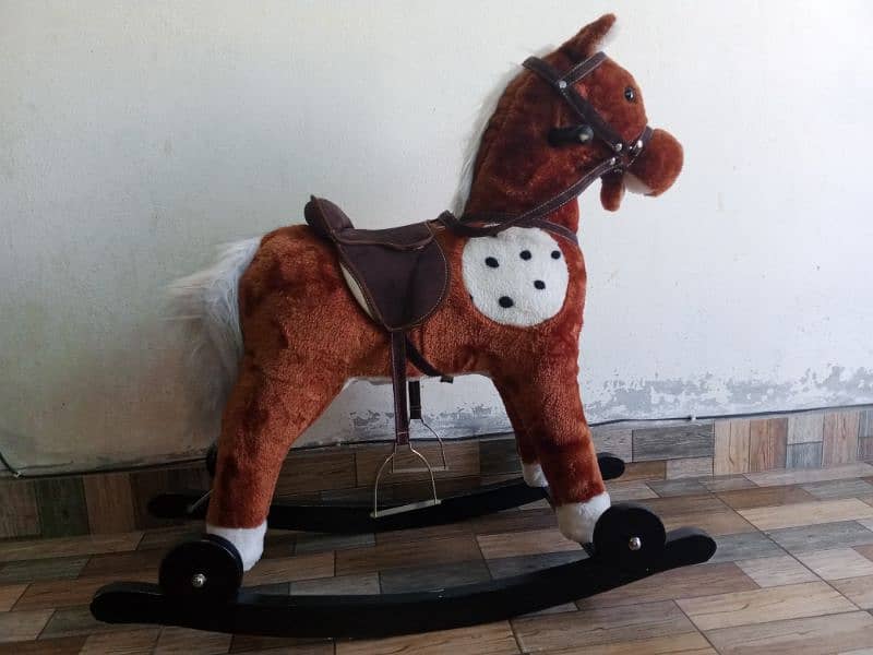 Big Size Dancing & Talking Rocking Horse - New with Sound & Motion 0