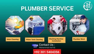 Plumber service, Emergency Plumber in lahore, Water Tank Clean near me