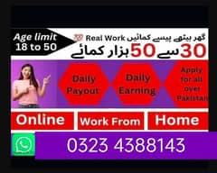 Data Entry Job / Assignment Job / Typing job / Part Time Full Time Jo