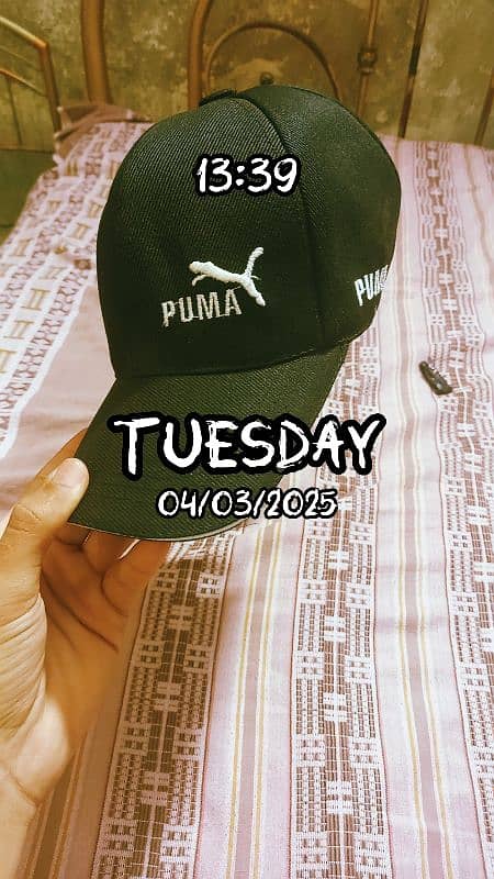 pumma cap original for sale ani ki tabyat khrab ha please la lo 1