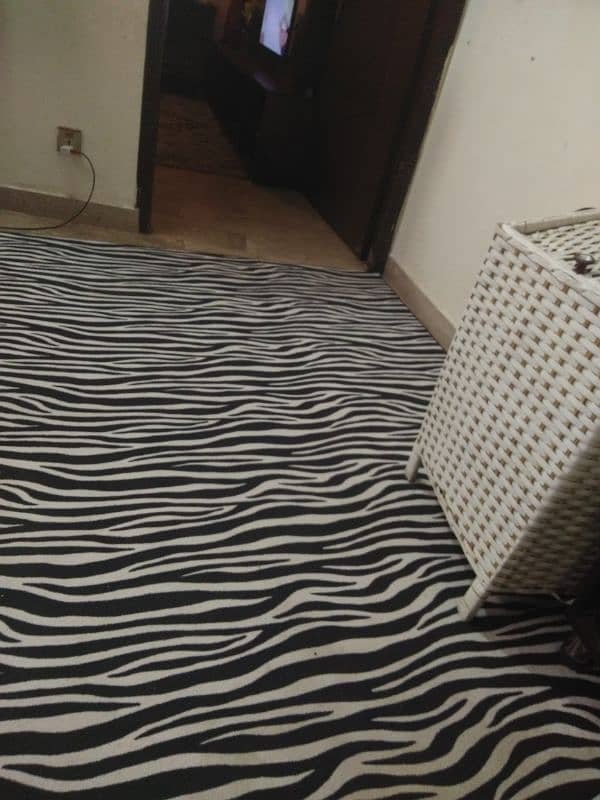 carpets black and white very good condition 7