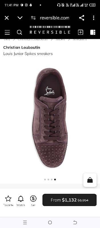 Dior B23 & Christian lobutien Men's sneakers. 11