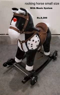 Rocking Horse Big Size With 4 wheel with Music system