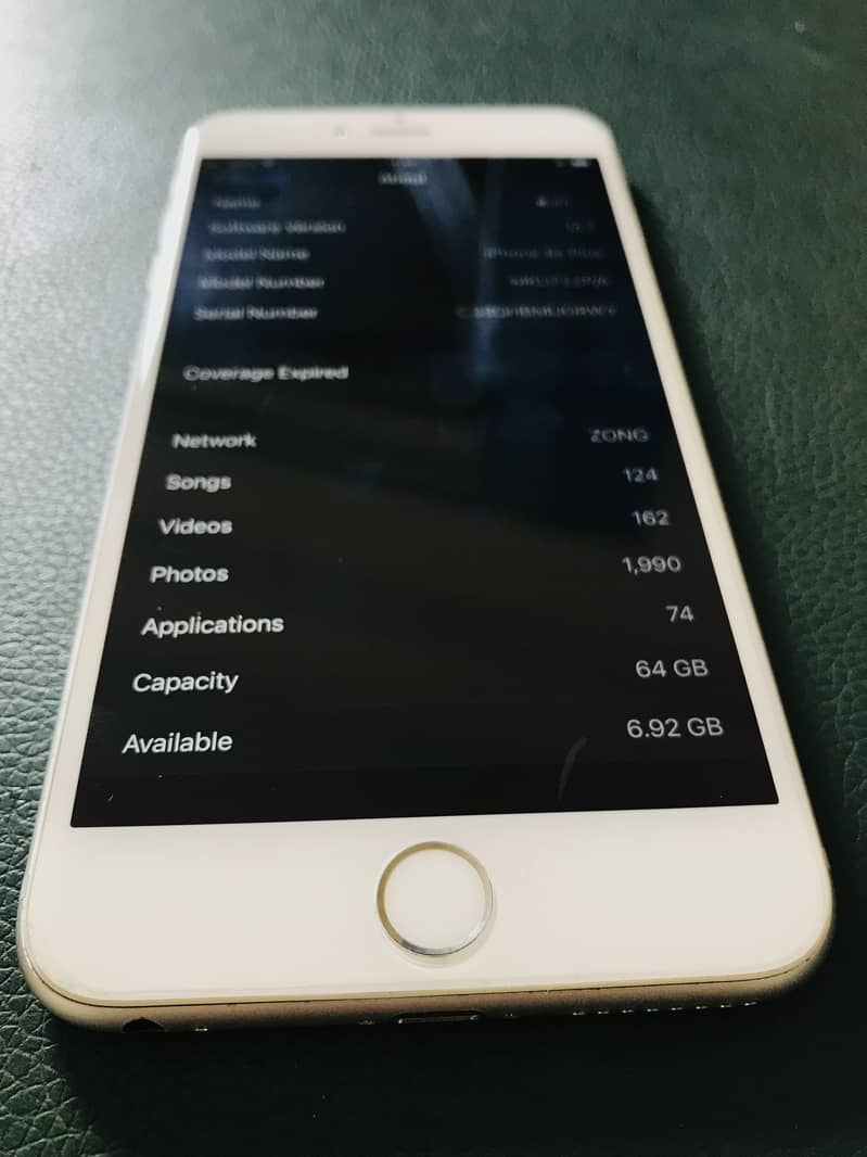 iPhone 6S plus 64GB PTA SILVER 3