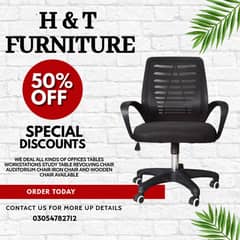 Revolving Office Chair • Mesh Chair • Study Chair • Gaming Chair Sale