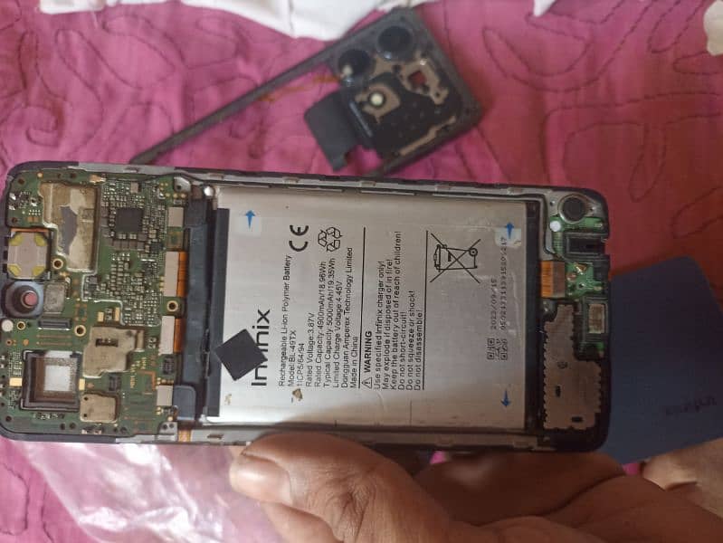 infinix note 30 black colour only board not working 3