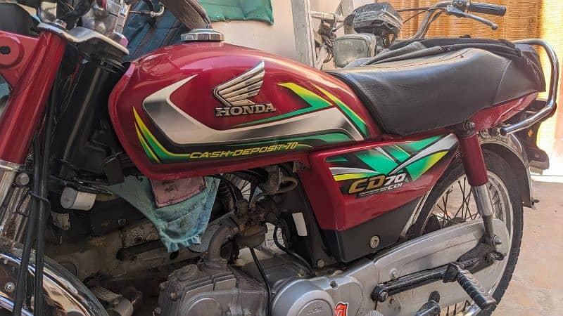 Honda 70 2022 model Karachi number 0