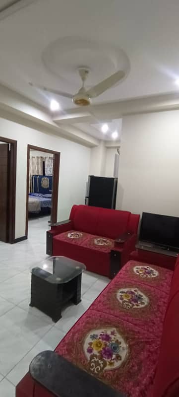 2Bed Luxury fully furnished Apartment For rent On possession flat In B-17 D Block Main markaz 2