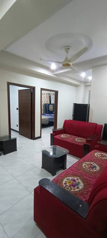 2Bed Luxury fully furnished Apartment For rent On possession flat In B-17 D Block Main markaz 6